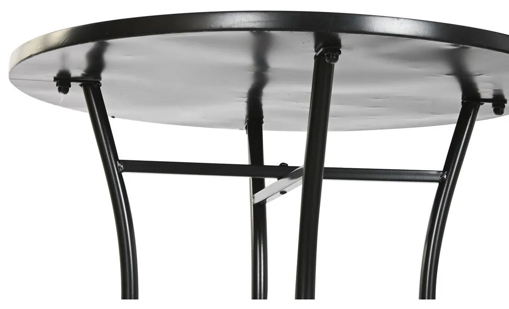 Βοηθητικό Τραπέζι Home ESPRIT Μαύρο Πολύχρωμο 60 x 60 x 72 cm