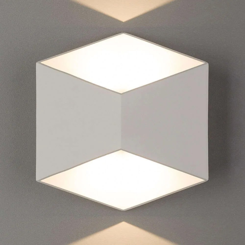 Φωτιστικό Τοίχου - Απλίκα Triangled 8143 17x17,2cm 2xLed 750lm 5W 3000K White Nowodvorski