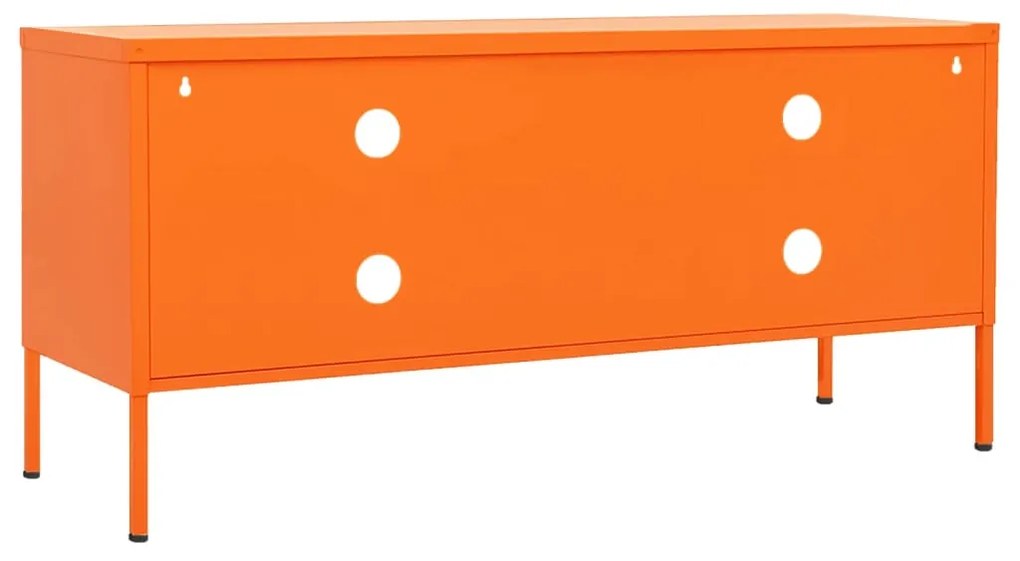 vidaXL Έπιπλο Τηλεόρασης Πορτοκαλί 105x35x50 εκ. από Ατσάλι
