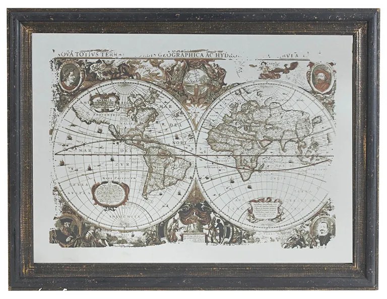 Artekko Artekko Sleut Πίνακας Διακοσμητικός "World" (106x5x79)cm 36130