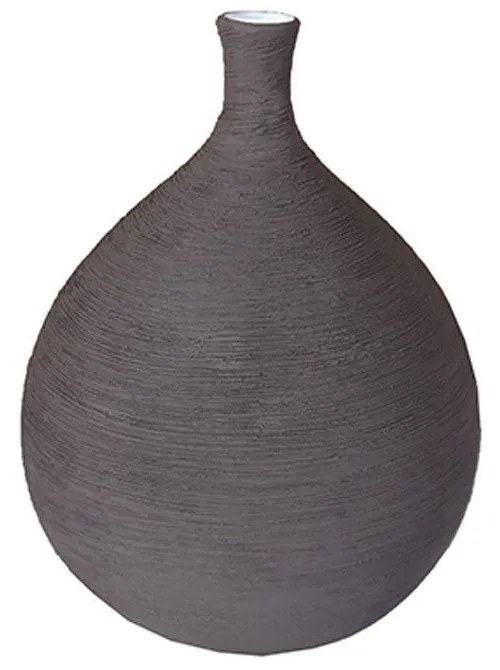 Βάζο Κεραμικό Curv D16,5xH21,5cm Purple Ceramic