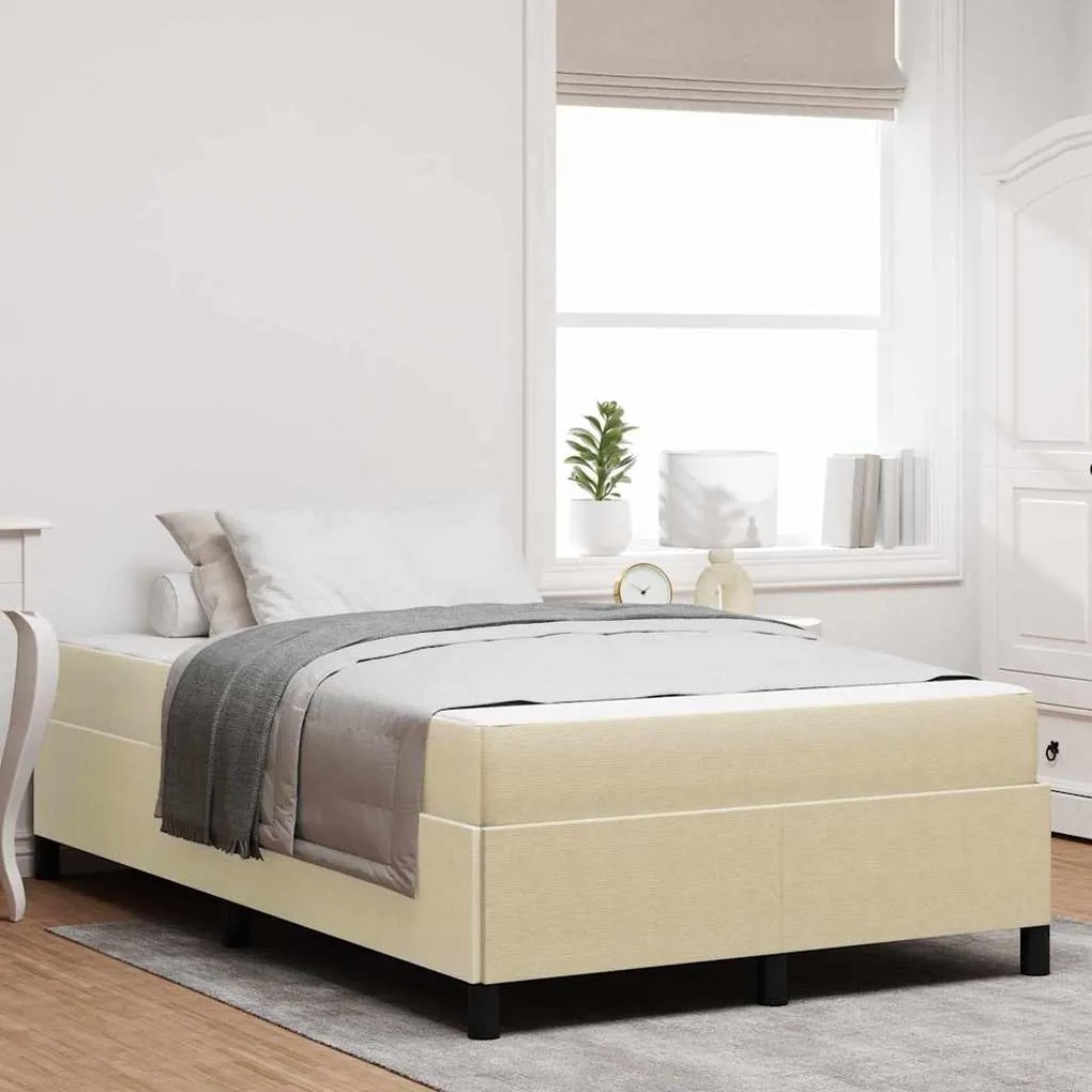 vidaXL Σκελετός Κρεβατιού Ανοιχτό γκρι 120 x 200 cm Βελούδο