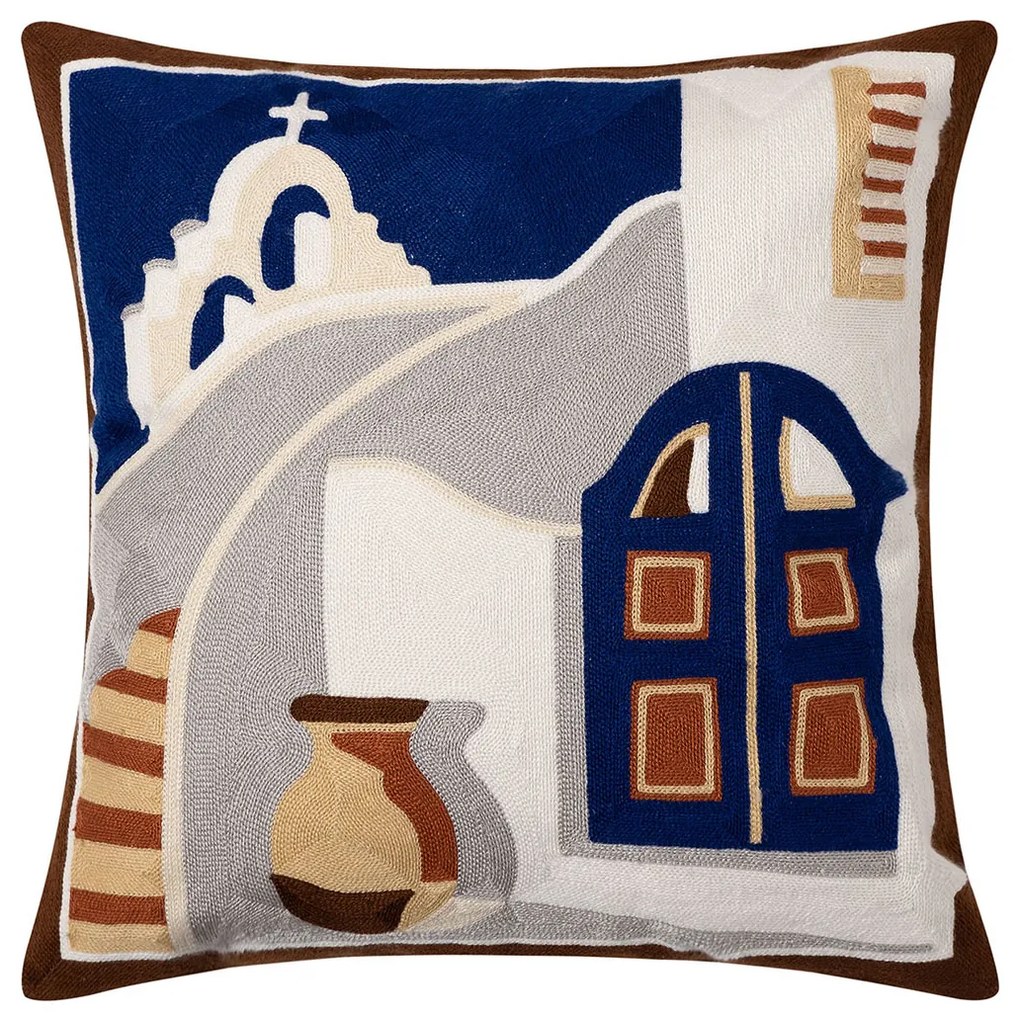 Διακοσμητική Μαξιλαροθήκη (45x45) Silk Fashion Polygazok1