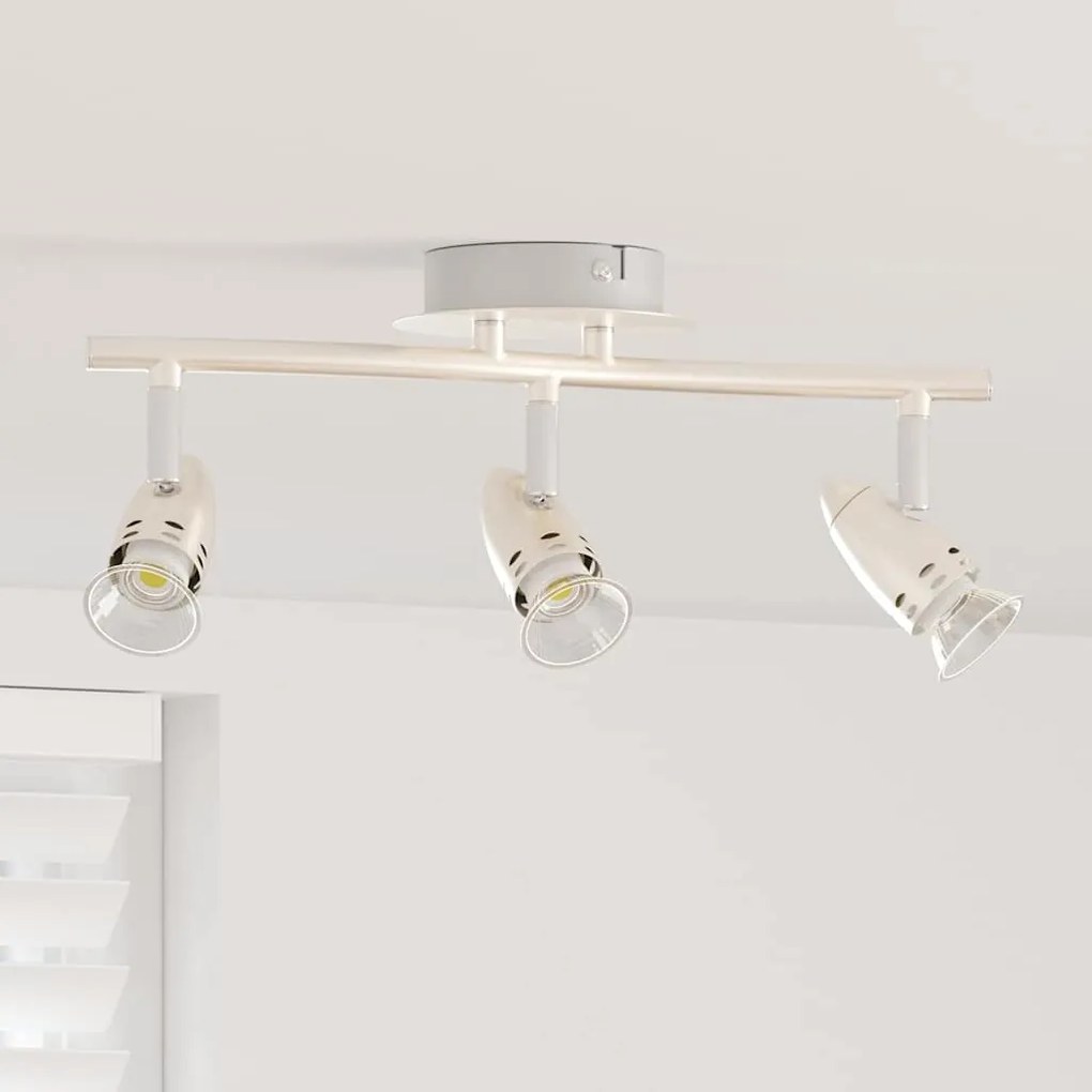 vidaXL Σποτ οροφής Ματ νικέλ 36.5 x 10 x 12.5 εκ Ατσάλι