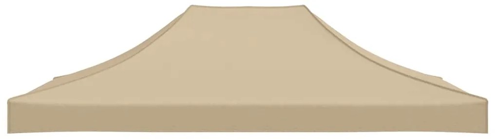 vidaXL Κάλυμμα Τέντας Εκδηλώσεων Μπεζ 4,5 x 3 μ. 270 γρ/μ²