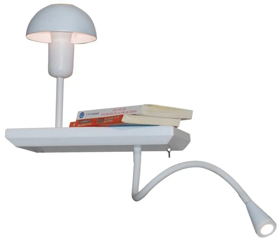 Φωτιστικό Τοίχου HL-3596 SL2 77-4174 Rowan White Homelighting Metal,Wood