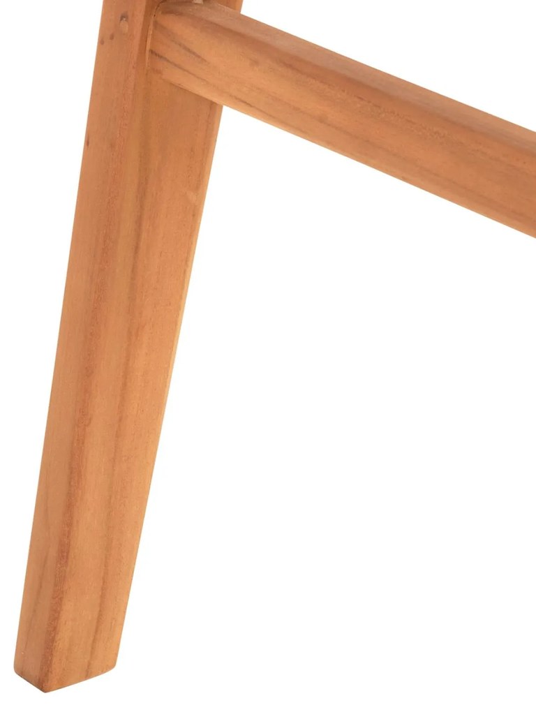 Πολυθρόνα BJORN Μασίφ Ξύλο Teak Φυσικό και Σχοινί 54,5x61x85Yεκ. 54.5x61x85 εκ.