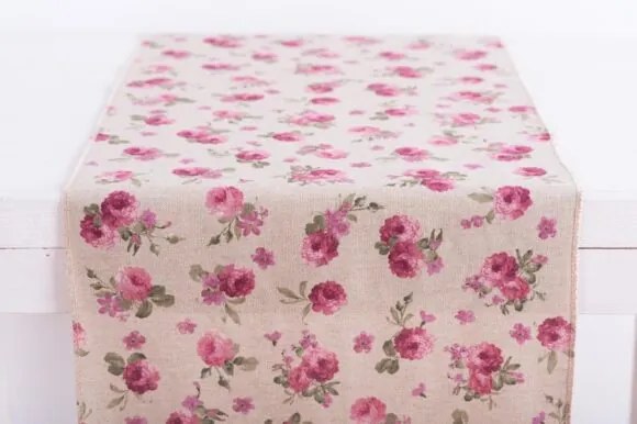 Beauty Home ΡΑΝΝΕΡ ΦΛΟΡΑΛ ΡΟΖΑ 32 cm x 1,5 m