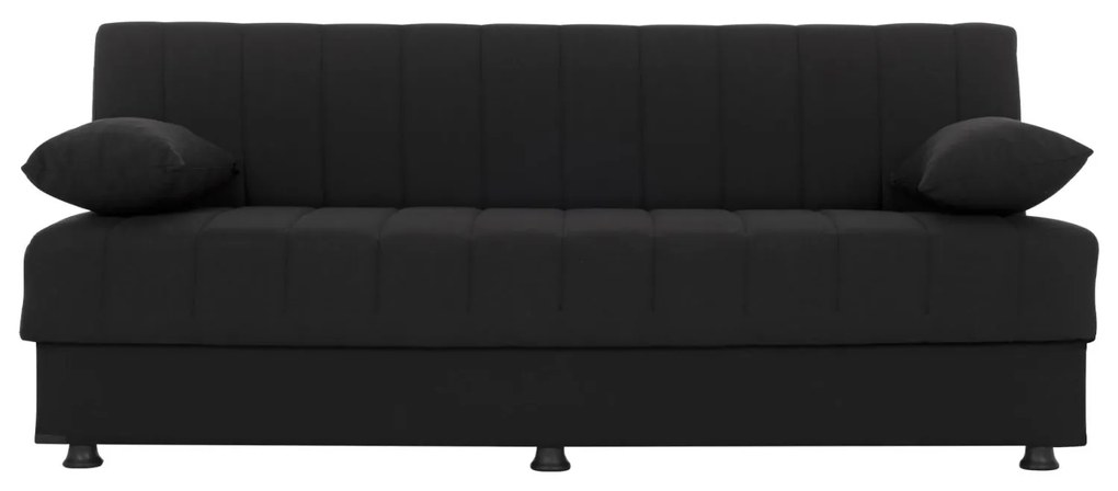 Καναπές - Κρεβάτι Andri 3θέσιος Μαύρο 180x72x77 εκ. 180x72x77 εκ.