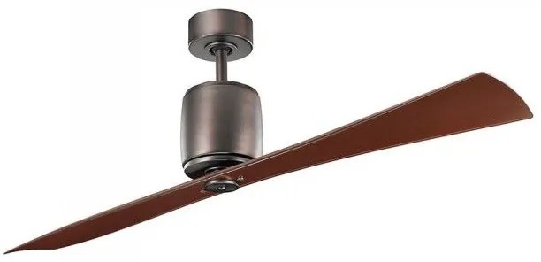 Ανεμιστήρας Οροφής 32,4W Τηλεχειριστήριο Ferron Elstead Lighting KLF-FERRON-60-BB Μπρονζέ