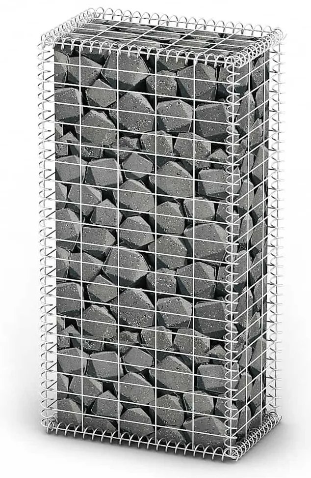 vidaXL Συρματοκιβώτιο 100 x 50 x 30 εκ. Γαλβανισμένο Σύρμα με Καπάκια