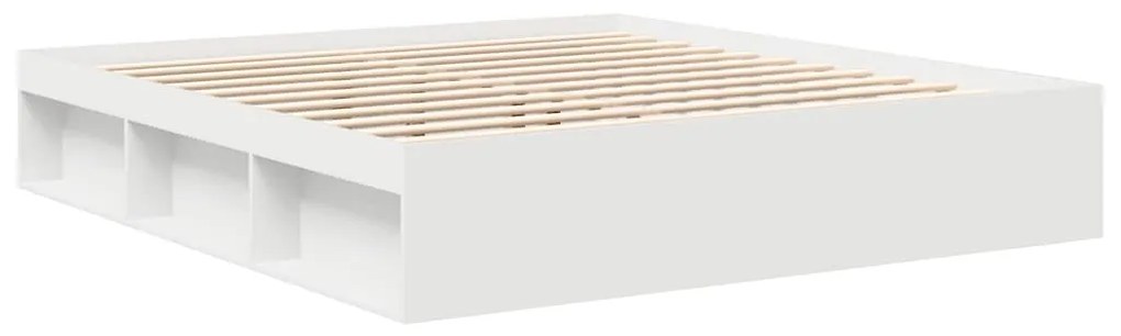 vidaXL Πλαίσιο Κρεβατιού Λευκό 180 x 200 εκ. Super King