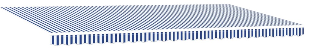 vidaXL Σκηνίτσα Αναδιπλούμενη with Μπλε και λευκό 6 x 3 m