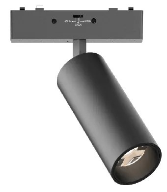 Φωτιστικό LED 9W 3CCT για Ultra-Thin μαγνητική ράγα σε μαύρη απόχρωση D:4,4X16cm (TMU0130-Black) - TMU0130-Black