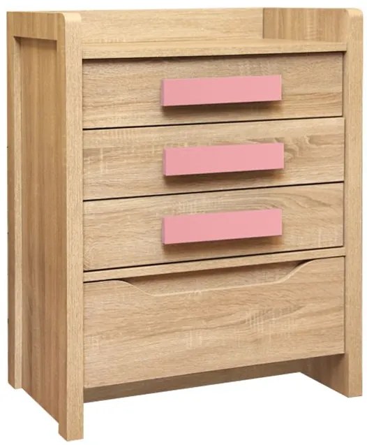 ΣΥΡΤΑΡΙΕΡΑ PLAYROOM SONAMA-ΡΟΖ HM10217.03 63Χ40Χ80εκ.