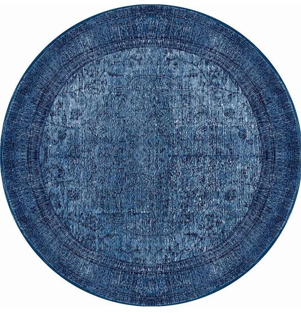 Χαλί Dorian AL 138 Blue Conceptum Hypnose 150X150cm Round