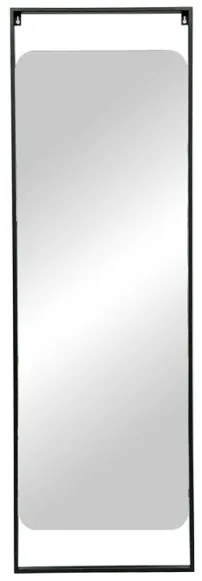 Καθρέπτης Piza Inart Μαύρο Μέταλλο 45X2X140 εκ 298-000028-298-000028-Μαύρο 298-000028