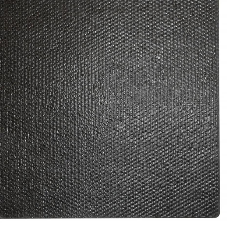 vidaXL Πατάκι Εισόδου Μαύρο 100 x 200 εκ. Θυσανωτός Κοκοφοίνικας