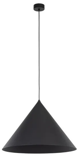 Κρεμαστό Φωτιστικό Οροφής 1xE27 Φ50cm Cono TK Lighting-10059-Μαύρο 10059