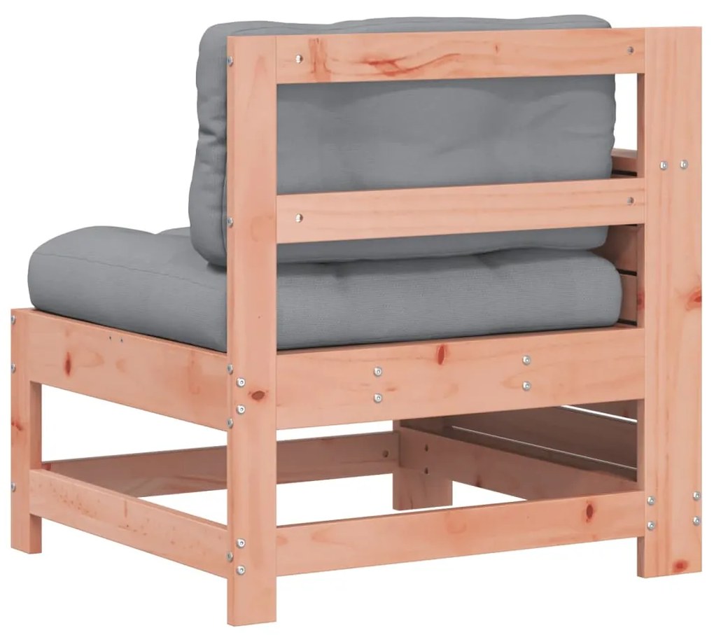 vidaXL Καναπές Κήπου με Μπράτσα Μασίφ Ψευδοτσούγκα με Μαξιλάρι