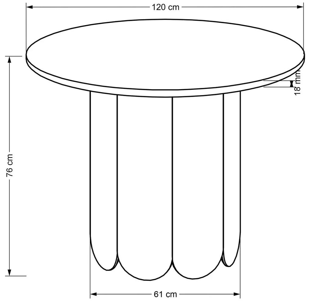 Τραπέζι Houston 1557, Sonoma οξιά, 76cm, 40 kg, Ινοσανίδες μέσης πυκνότητας | Epipla1.gr