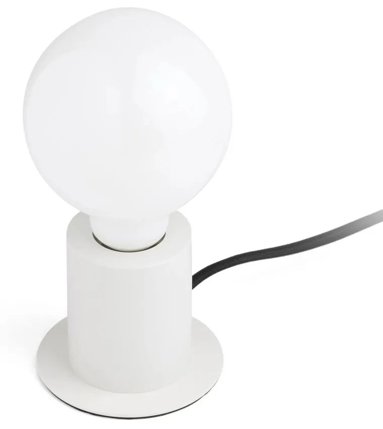 Επιτραπέζιο Φωτιστικό Ten 62168 E27 max 15W White Faro Barcelona Steel