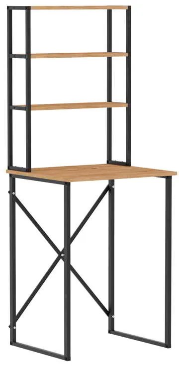 Έπιπλο πλυντηρίου Bobby Megapap χρώμα pine oak 67x60x178εκ.