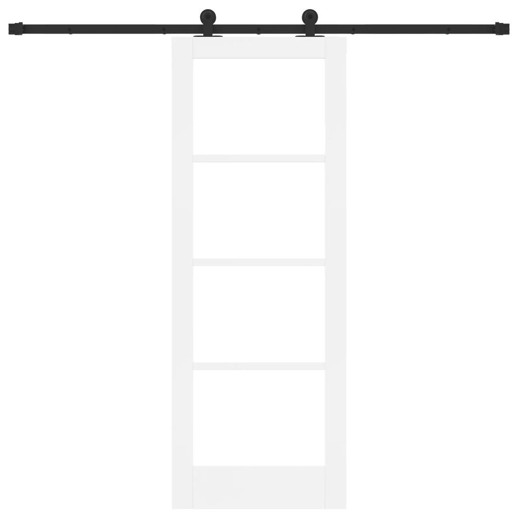 vidaXL Συρόμενη Πόρτα με Σετ Υλικών 'ORKDAL' Λευκή 73.5x198.5 εκ.