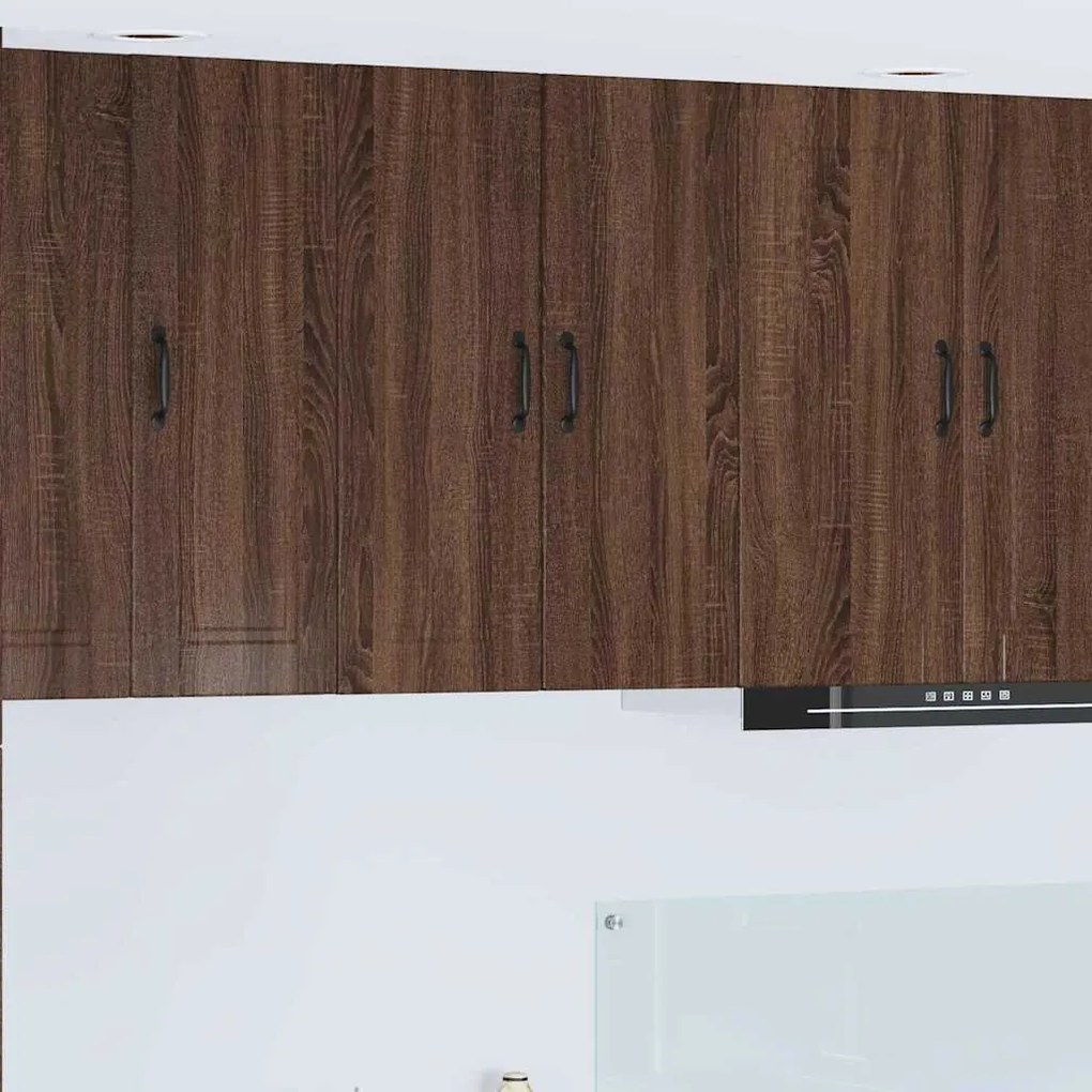 vidaXL Ντουλάπα Κουζίνας Καφέ δρυς 60 x 31 x 80 εκ. Επεξεργασμένο ξύλο