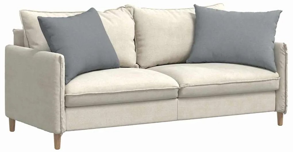 vidaXL Μαξιλάρι Καναπέ 2 pcs Ανοιχτό γκρι 70 x 50 cm ύφασμα