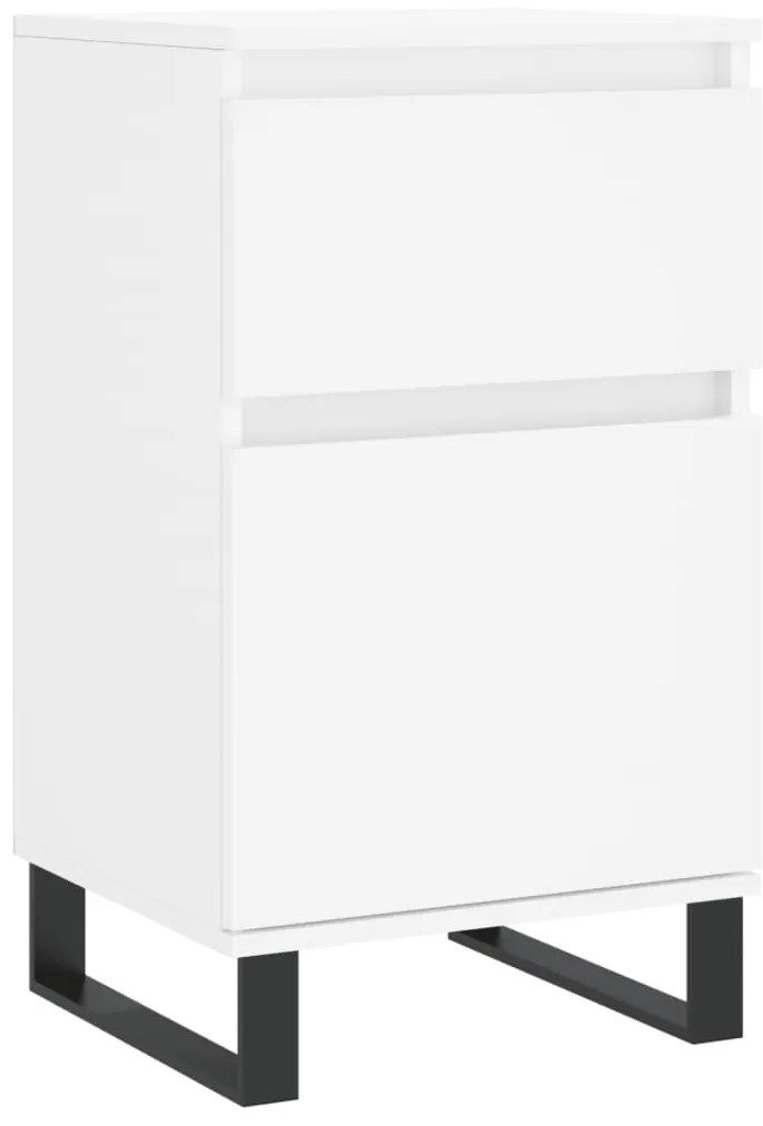 vidaXL Συρταριέρα Λευκή 40 x 35 x 70 εκ. από Επεξεργασμένο Ξύλο