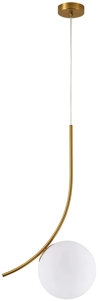 Γραμμικό Φωτιστικό SE21-GM-35 SCEPTRE GOLD MATT PENDANT OPAL GLASS - 77-9061 - 21W - 50W - 77-9061