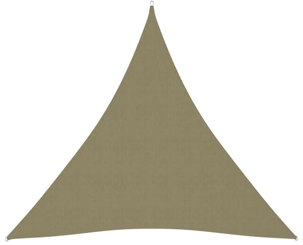 Πανί Σκίασης Τρίγωνο Μπεζ 4,5 x 4,5 x 4,5 μ. από Ύφασμα Oxford