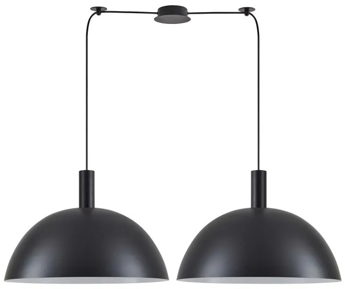 Κρεμαστό Φωτιστικό Οροφής 2xE27 Μαύρο Adept Tube 77-8504 Homelighting-77-8504-Μαύρο 77-8504
