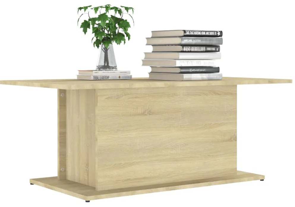 vidaXL Τραπεζάκι Σαλονιού Sonoma Δρυς 102x55,5x40 εκ. Επεξεργ. Ξύλο