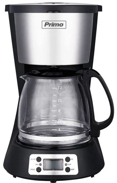 Καφετιέρα φίλτρου PRCM-40250 Digital Eco 1.5L 12φλ Μαύρη-Inox 400250 Primo 400250