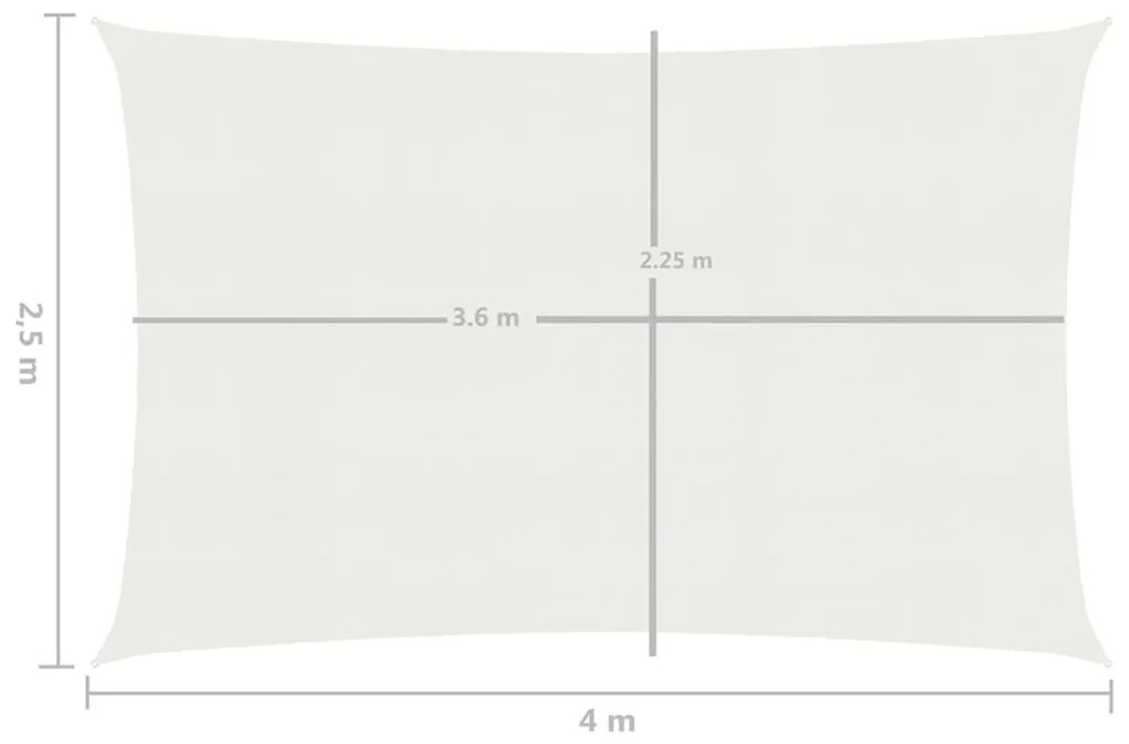 ΠΑΝΙ ΣΚΙΑΣΗΣ ΛΕΥΚΟ 2,5 X 4 Μ. ΑΠΟ HDPE 160 ΓΡ./Μ² 311234