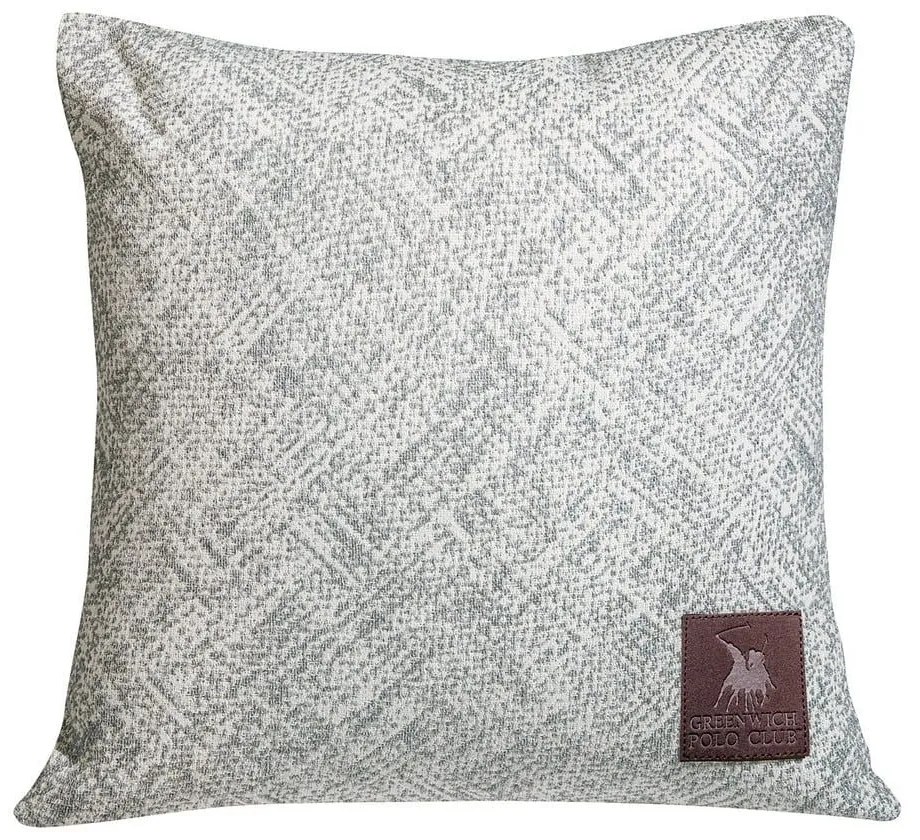 Διακοσμητικό Μαξιλάρι (Με Γέμιση) 2781 Ecru-Grey Greenwich Polo Club 42Χ42 Cotton-Polyester