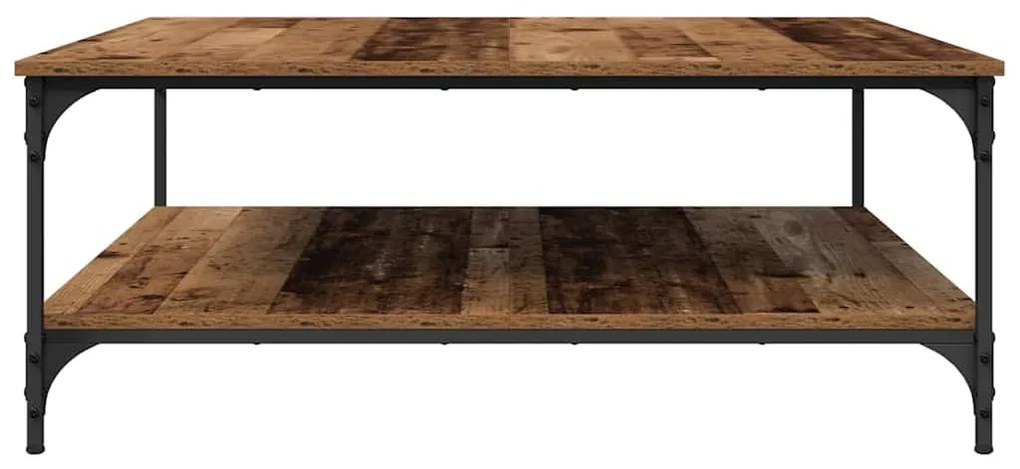 vidaXL Τραπεζάκι σαλονιού Παλαιό ξύλο 100 x 100 x 40 cm