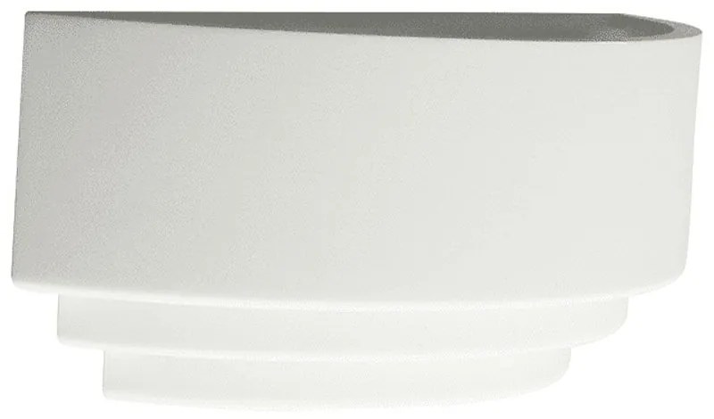 Φωτιστικό Τοίχου - Απλίκα G85541W G85541W 1XΕ27 32x11,3x13CM Tabs White Aca Decor Plaster