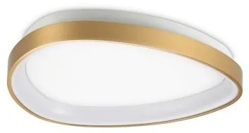 Πλαφονιέρα Φωτιστικό Οροφής On-Off LED 23W IP20 3000K Gemini Ideal Lux-328034-Ορείχαλκος 328034