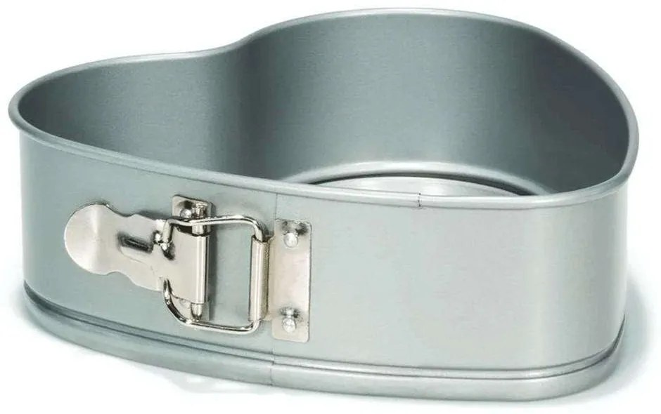 Φόρμα Καρδιά Λυόμενη Αντικολλητική 221.03691 20cm Silver Patisse Αλουμίνιο