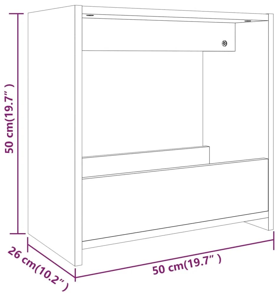 ΒΟΗΘΗΤΙΚΟ ΤΡΑΠΕΖΙ ΚΑΠΝΙΣΤΗ ΔΡΥΣ 50X26X50 ΕΚ. ΕΠΕΞΕΡΓΑΣΜΕΝΟ ΞΥΛΟ 826629