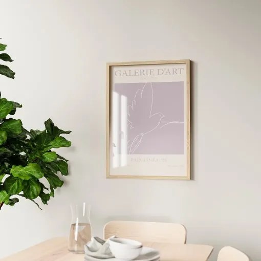 RODALM κορνίζα με πόστερ/περιστέρι ειρήνης, 50x70 cm 405.835.57