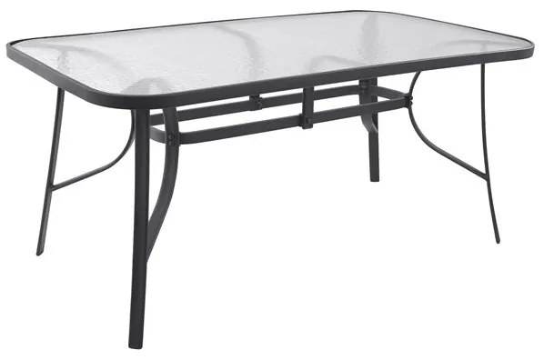 Intrahome ΤΡΑΠΕΖΙ KUCASABLANCALCASABLANCA_LUMPURRUNO 160Χ90Χ72Υεκ. ΜΕΤΑΛΛΙΚΟ ΓΚΡΙ ΜΕ ΓΥΑΛΙΝΗ ΕΠΙΦΑΝΕΙΑ .01 intraho-1713783