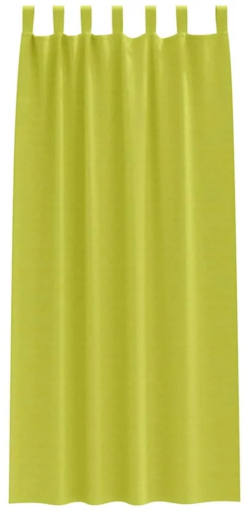 vidaXL Κουρτίνες με κουρτίνες 2 pcs Λαχανί 260x140εκ. Πολυεστέρας