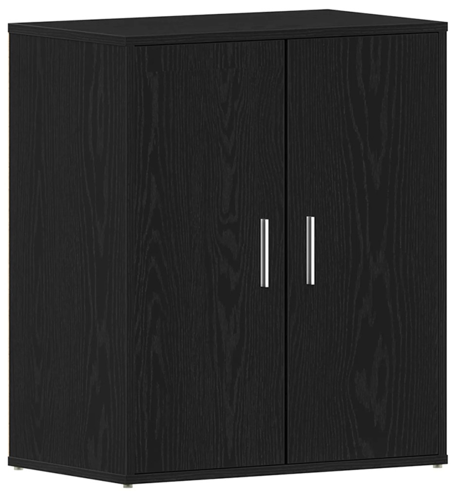 vidaXL Ντουλάπα για Παπούτσια σε Μαύρο Δρυς 60x35x70 εκ. από Επεξεργασμένο Ξύλο