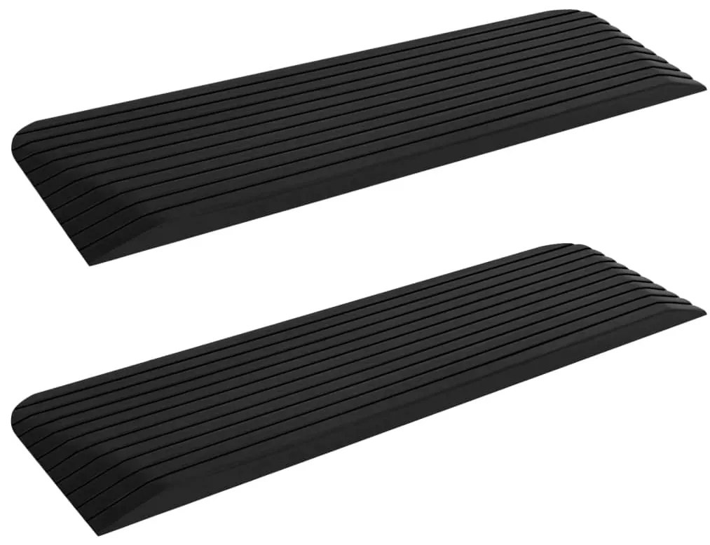 vidaXL Ράμπες Πεζοδρομίου / Πόρτας 2 τεμ. 110x32x3,8 εκ. από Καουτσούκ