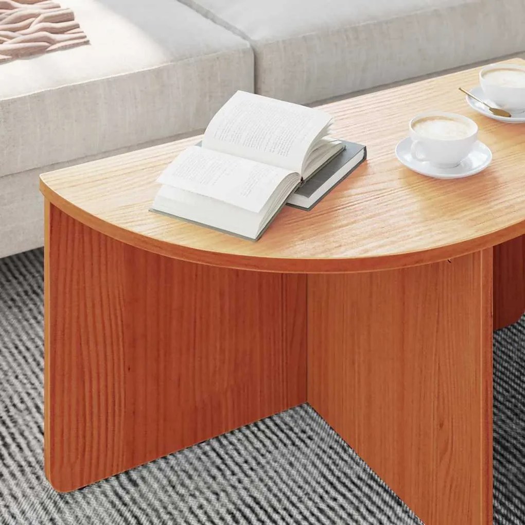 vidaXL Τραπεζάκι σαλονιού 2 pcs Καφέ κεριού 79 x 39.5 x 40 εκ