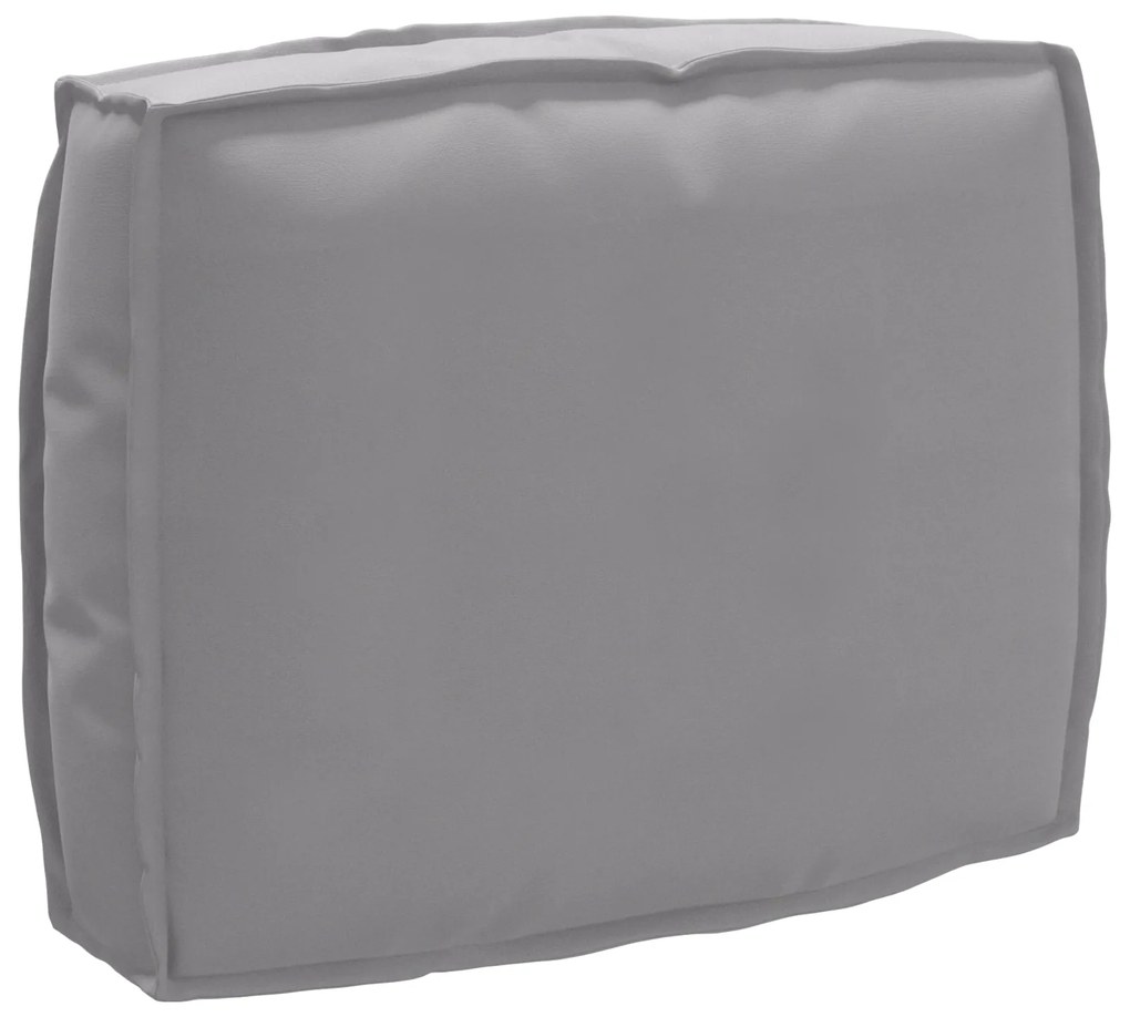 vidaXL Σετ Μαξιλαριών Πάγου 2 pcs Γκρι 50 x 50 x 12 cm Ύφασμα Oxford